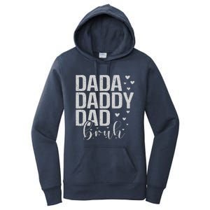 Dada Daddy Dad Bruh Awesome Like My Daughter FatherS Day Women's Pullover Hoodie