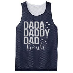 Dada Daddy Dad Bruh Awesome Like My Daughter FatherS Day Mesh Reversible Basketball Jersey Tank