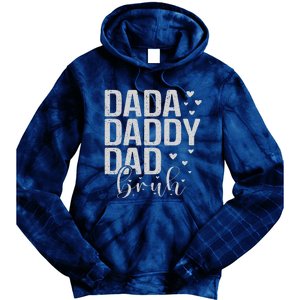 Dada Daddy Dad Bruh Awesome Like My Daughter FatherS Day Tie Dye Hoodie