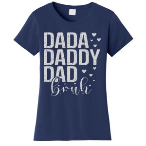 Dada Daddy Dad Bruh Awesome Like My Daughter FatherS Day Women's T-Shirt