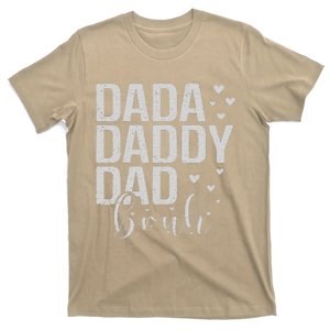 Dada Daddy Dad Bruh Awesome Like My Daughter FatherS Day T-Shirt