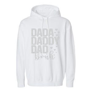 Dada Daddy Dad Bruh Awesome Like My Daughter FatherS Day Garment-Dyed Fleece Hoodie