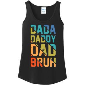 Dada Daddy Dad Bruh Funny T Ladies Essential Tank