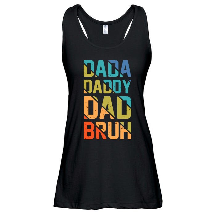 Dada Daddy Dad Bruh Funny T Ladies Essential Flowy Tank