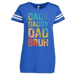 Dada Daddy Dad Bruh Funny T Enza Ladies Jersey Football T-Shirt