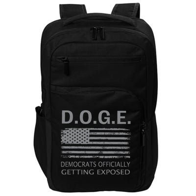 D.O.G.E Doge Democrats Getting Exposed Impact Tech Backpack