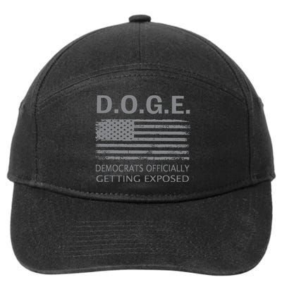 D.O.G.E Doge Democrats Getting Exposed 7-Panel Snapback Hat
