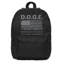 D.O.G.E Doge Democrats Getting Exposed 16 in Basic Backpack