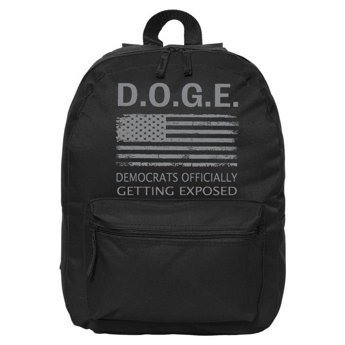 D.O.G.E Doge Democrats Getting Exposed 16 in Basic Backpack