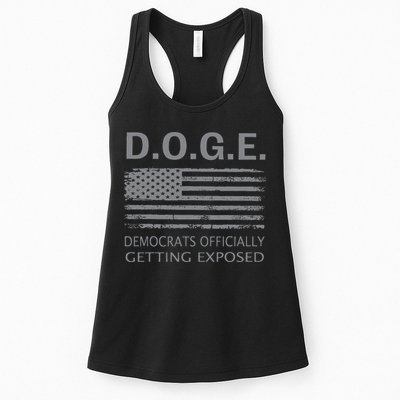 D.O.G.E Doge Democrats Getting Exposed Womens Tank Top