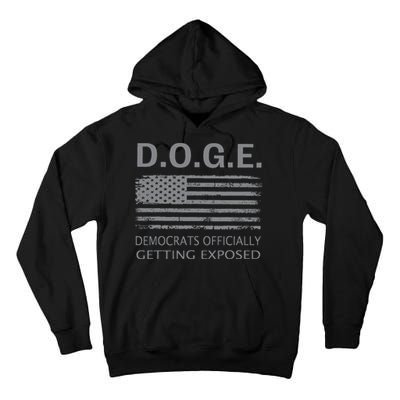 D.O.G.E Doge Democrats Getting Exposed Tall Hoodie