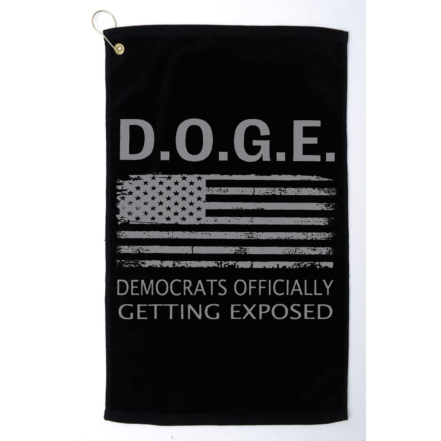 D.O.G.E Doge Democrats Getting Exposed Golf Towel