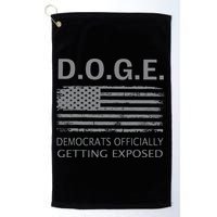 D.O.G.E Doge Democrats Getting Exposed Golf Towel