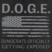 D.O.G.E Doge Democrats Getting Exposed Golf Towel