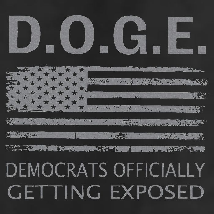 D.O.G.E Doge Democrats Getting Exposed Golf Towel