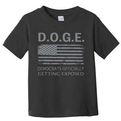 D.O.G.E Doge Democrats Getting Exposed Toddler T-Shirt