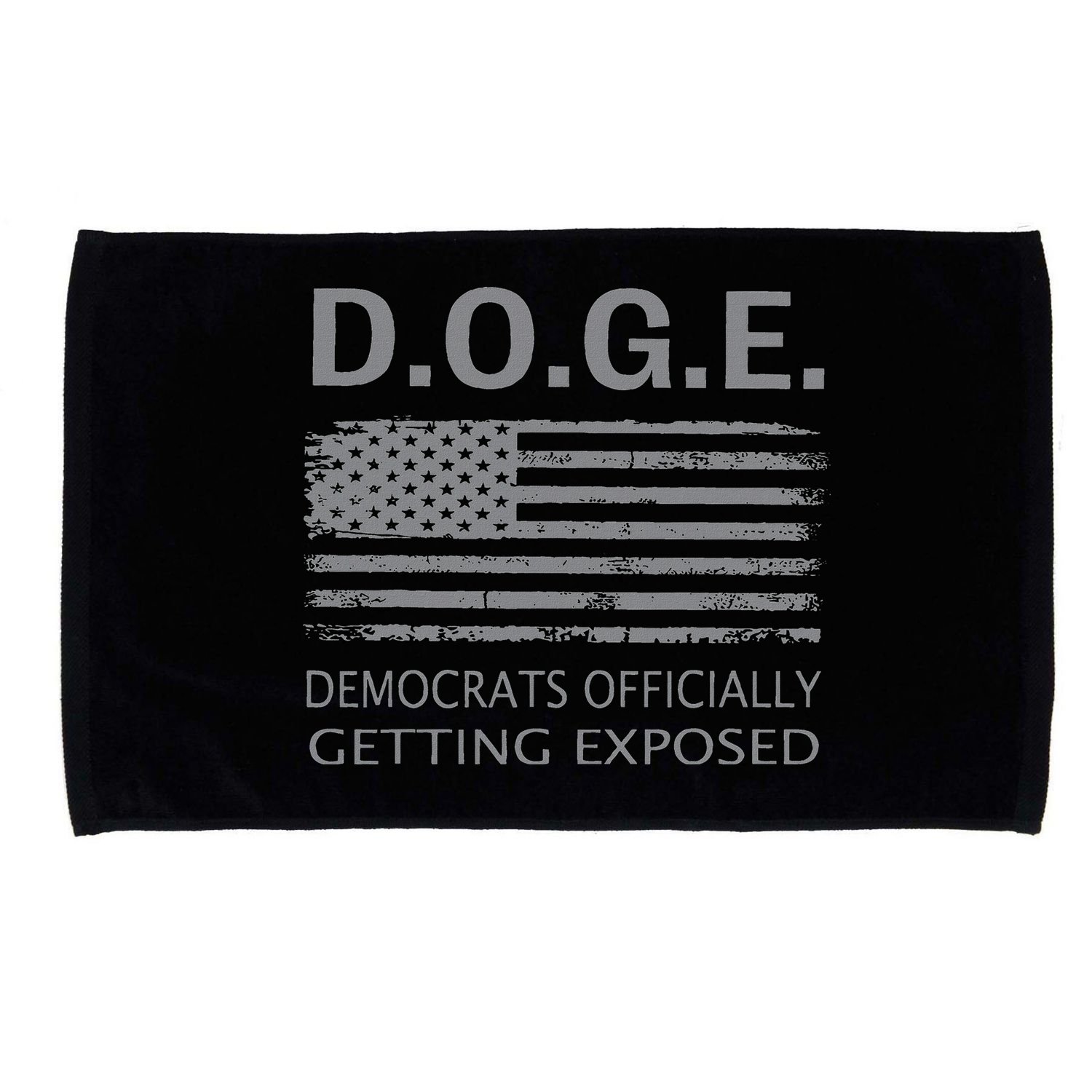 D.O.G.E Doge Democrats Getting Exposed Microfiber Hand Towel