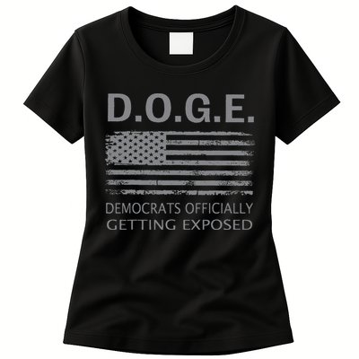 D.O.G.E Doge Democrats Getting Exposed Womens T-Shirt