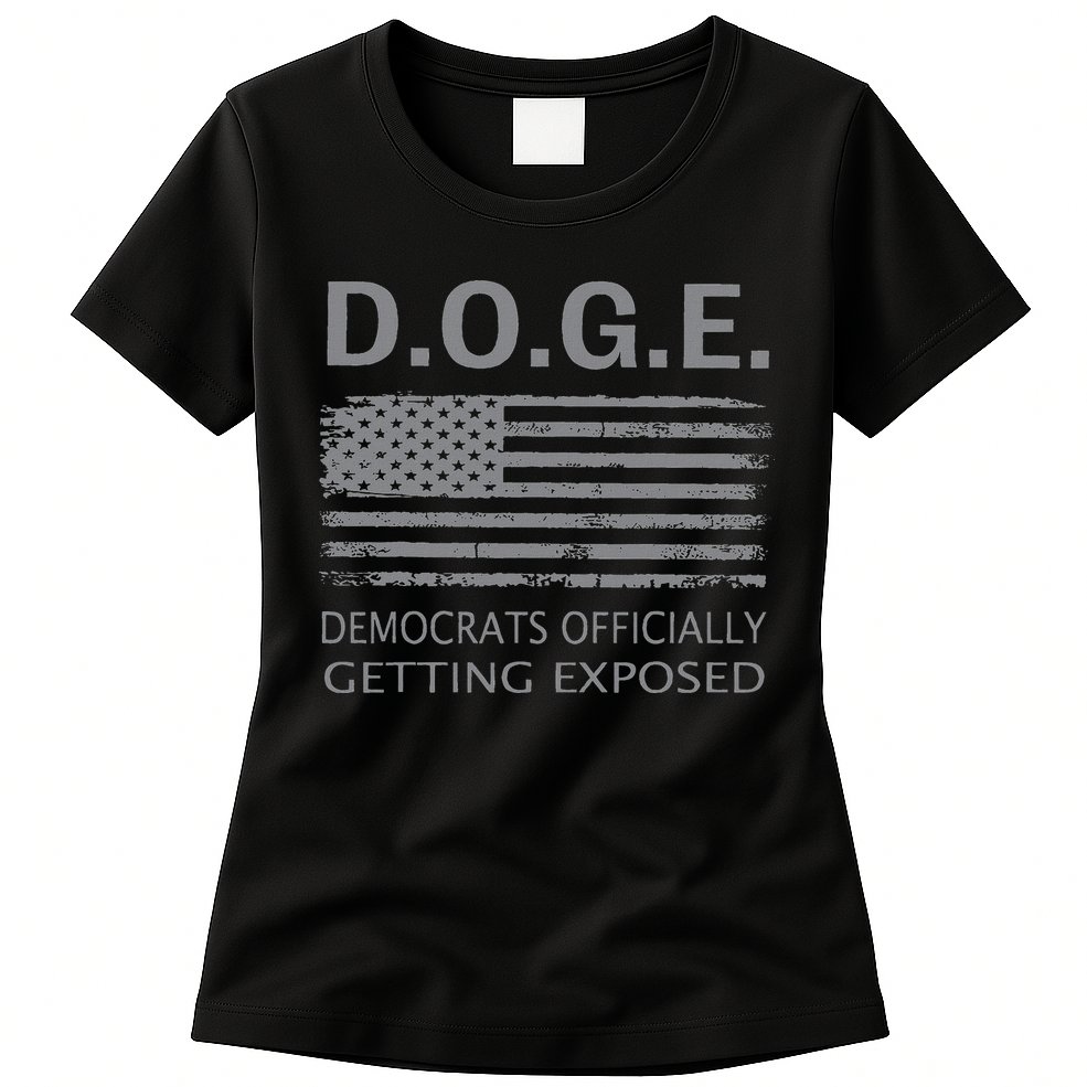 D.O.G.E Doge Democrats Getting Exposed Womens T-Shirt