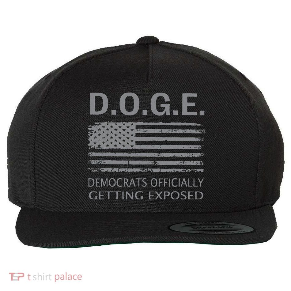 D.O.G.E Doge Democrats Getting Exposed Wool Snapback Cap