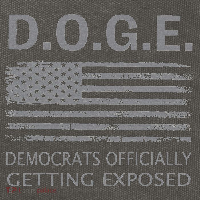 D.O.G.E Doge Democrats Getting Exposed Cotton Canvas Backpack