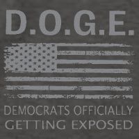 D.O.G.E Doge Democrats Getting Exposed Vector Backpack