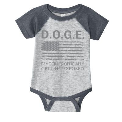 D.O.G.E Doge Democrats Getting Exposed Infant Baby Jersey Bodysuit