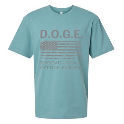 D.O.G.E Doge Democrats Getting Exposed Sueded Cloud Jersey T-Shirt