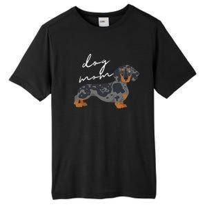 Dapple Dachshund Dog Mom Woman Tall Fusion ChromaSoft Performance T-Shirt