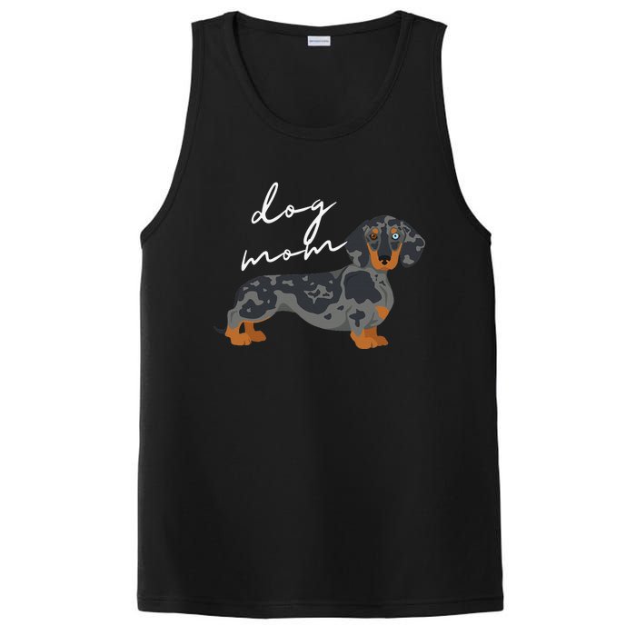 Dapple Dachshund Dog Mom Woman PosiCharge Competitor Tank