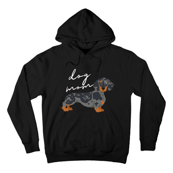 Dapple Dachshund Dog Mom Woman Tall Hoodie