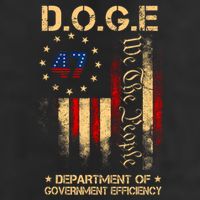 Doge D.O.G.E Department Of Government Efficiency America Flag Design Cool Comfort Performance Bucket Hat