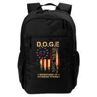 Doge D.O.G.E Department Of Government Efficiency America Flag Design Backpack