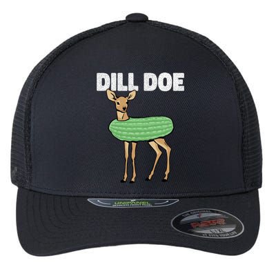 Dill Doe Deer Redneck Pickle Animal Hunter Lover Pickles Great Gift Flexfit Unipanel Trucker Cap