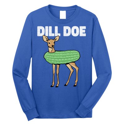 Dill Doe Deer Redneck Pickle Animal Hunter Lover Pickles Great Gift Long Sleeve Shirt
