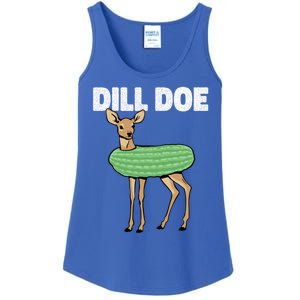 Dill Doe Deer Redneck Pickle Animal Hunter Lover Pickles Great Gift Ladies Essential Tank