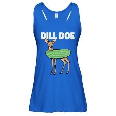 Dill Doe Deer Redneck Pickle Animal Hunter Lover Pickles Great Gift Ladies Essential Flowy Tank