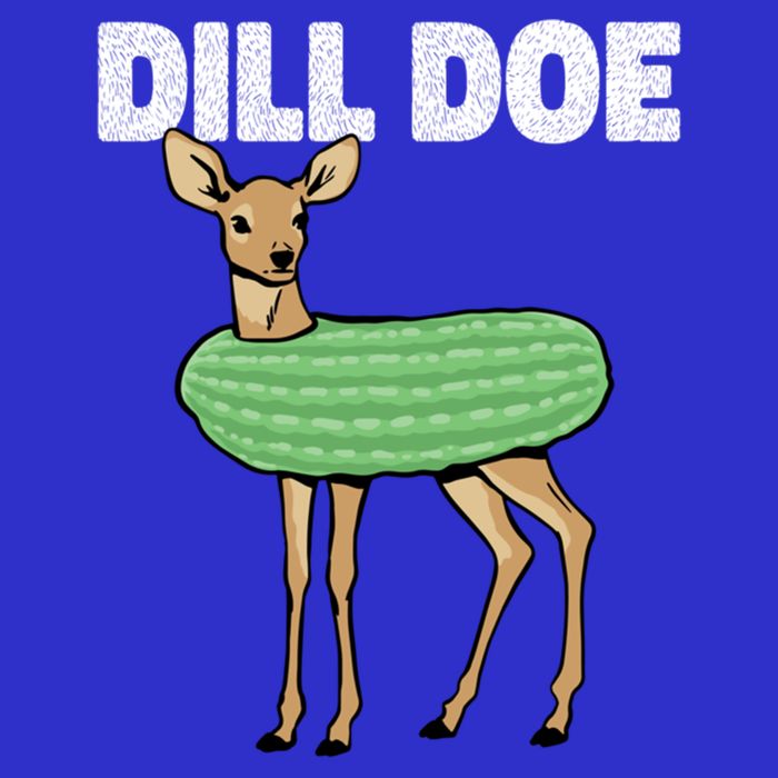 Dill Doe Deer Redneck Pickle Animal Hunter Lover Pickles Great Gift 16 in Basic Backpack