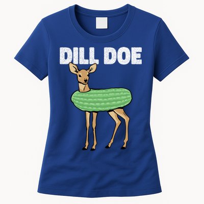 Dill Doe Deer Redneck Pickle Animal Hunter Lover Pickles Great Gift Womens T-Shirt