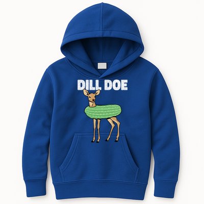 Dill Doe Deer Redneck Pickle Animal Hunter Lover Pickles Great Gift Kids Hoodie