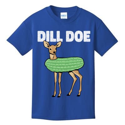Dill Doe Deer Redneck Pickle Animal Hunter Lover Pickles Great Gift Kids T-Shirt
