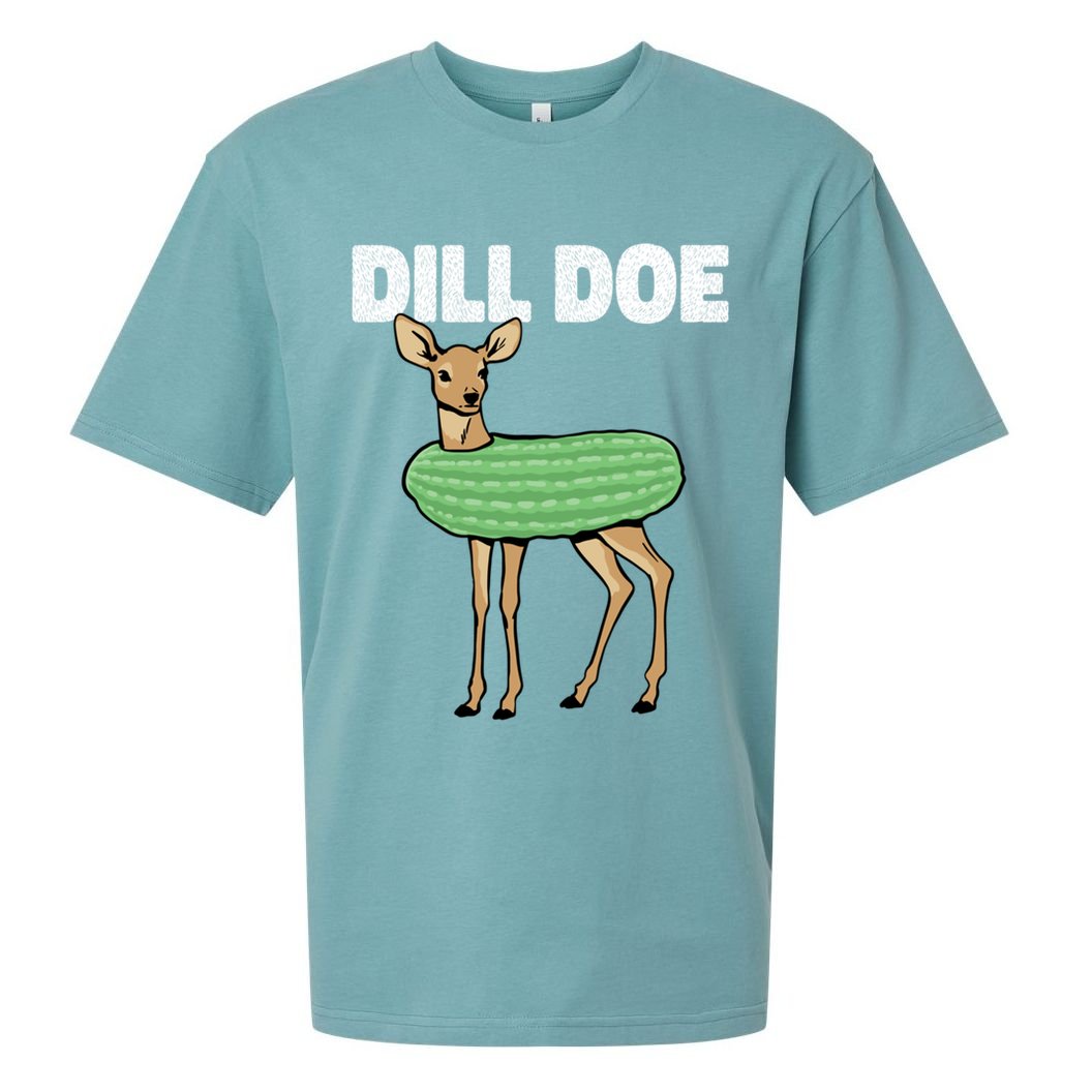 Dill Doe Deer Redneck Pickle Animal Hunter Lover Pickles Great Gift Sueded Cloud Jersey T-Shirt