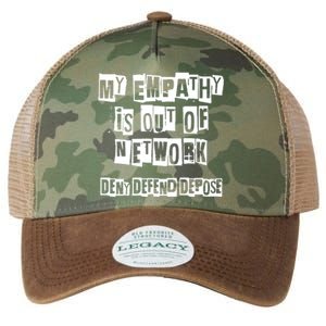 Deny Defend Depose Bold Activist Statement Anti Capitalist Message Legacy Tie Dye Trucker Hat