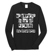 Deny Defend Depose Bold Activist Statement Anti Capitalist Message Long Sleeve Shirt