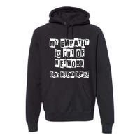 Deny Defend Depose Bold Activist Statement Anti Capitalist Message Premium Hoodie