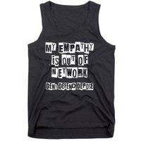 Deny Defend Depose Bold Activist Statement Anti Capitalist Message Tank Top