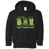 Drink Drank Drunk St Patrick's Day Lucky Irish Beer Drinking Team Toddler Hoodie