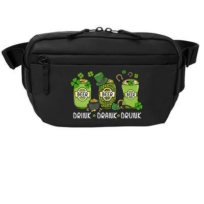 Drink Drank Drunk St Patrick's Day Lucky Irish Beer Drinking Team Crossbody Pack