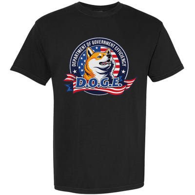Doge D.O.G.E. Department Of Government Efficiency Garment-Dyed Heavyweight T-Shirt