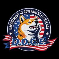 Doge D.O.G.E. Department Of Government Efficiency Flexfit Unipanel Trucker Cap